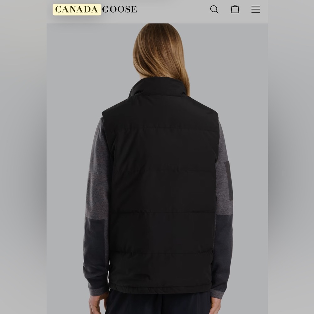 Canada Goose Black Men's Vest - Picture 6 of 6